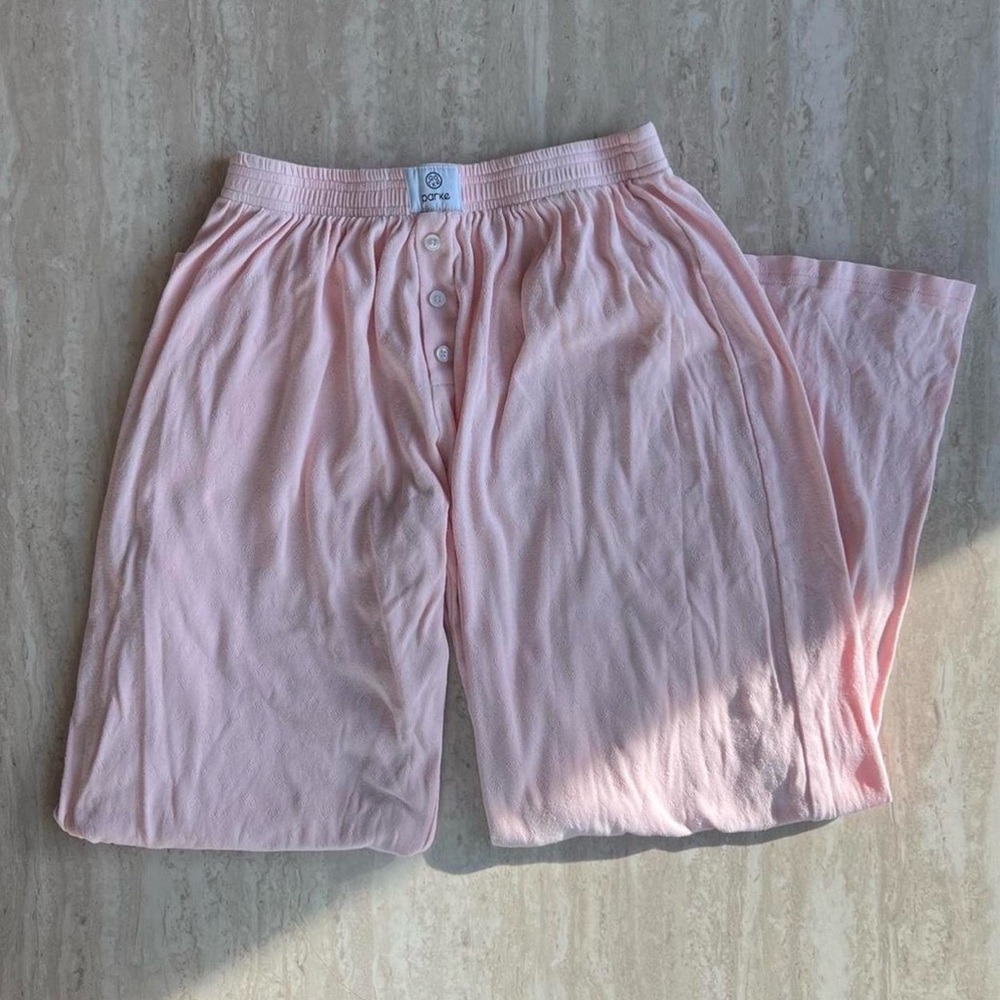 Parke heart pointelle boxer pants ballet